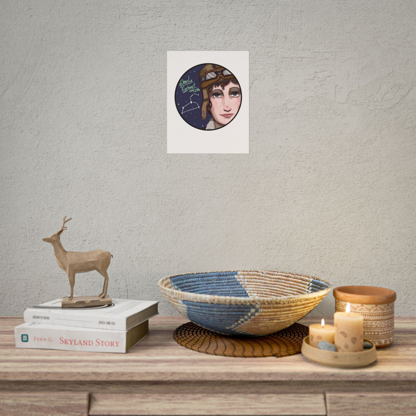 Amelia Earhart Poster β Leo Edition βπ