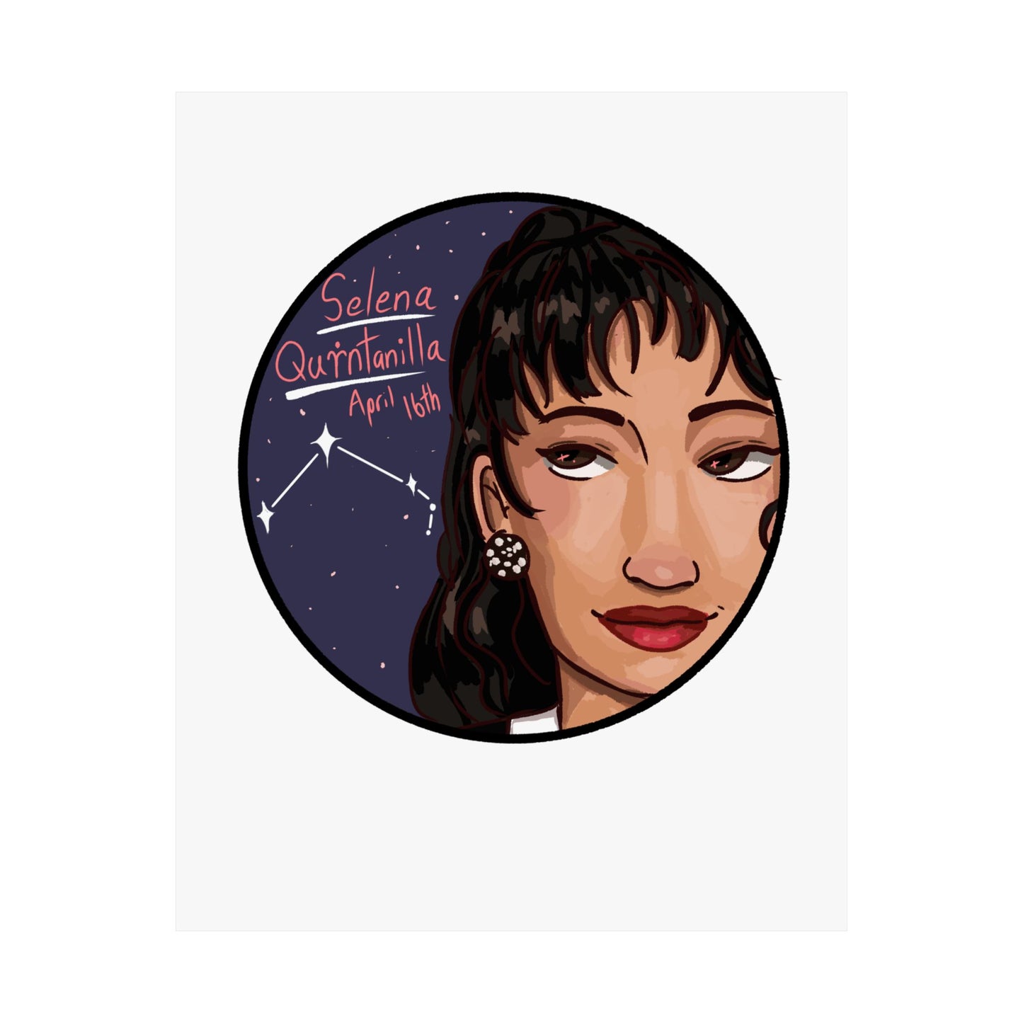 Selena Quintanilla Poster – Aries Edition ♈🔥