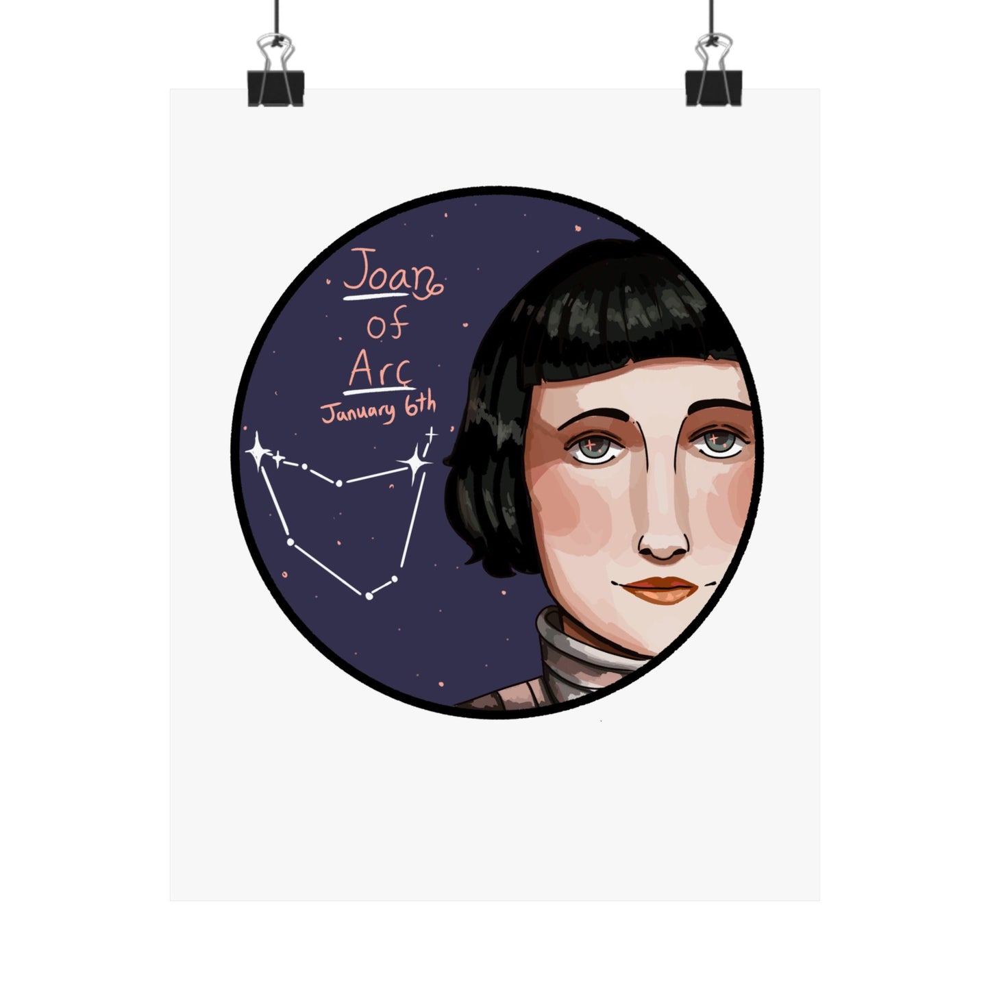 Joan of Arc Poster β Capricorn Edition βπ₯