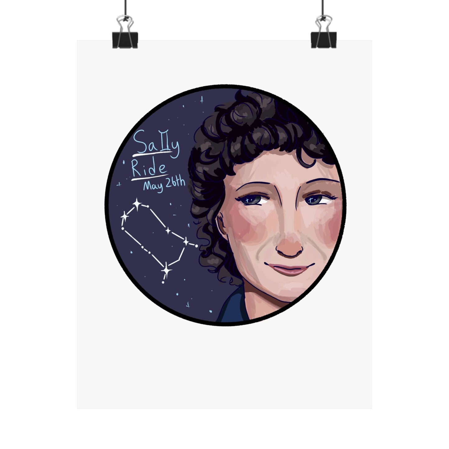Sally Ride Poster โ Gemini Edition โ๐