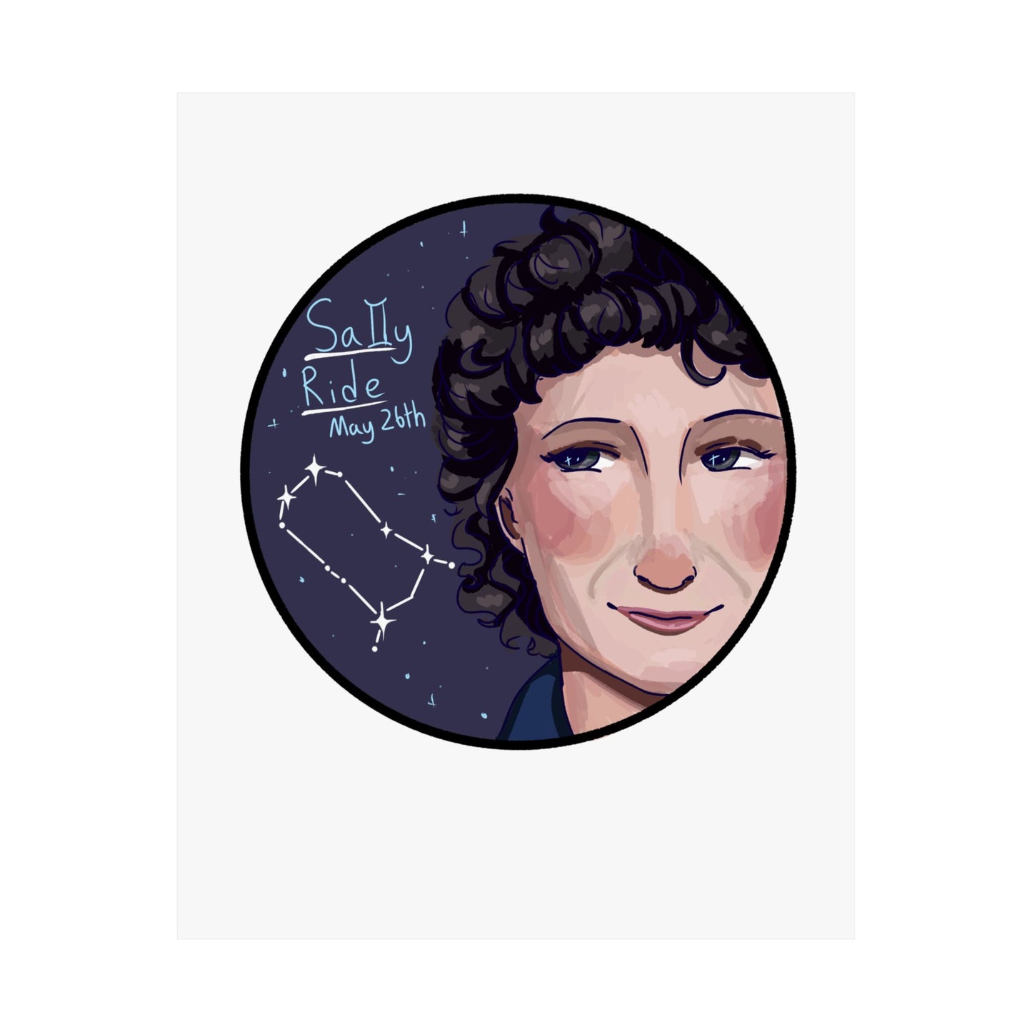 Sally Ride Poster โ Gemini Edition โ๐