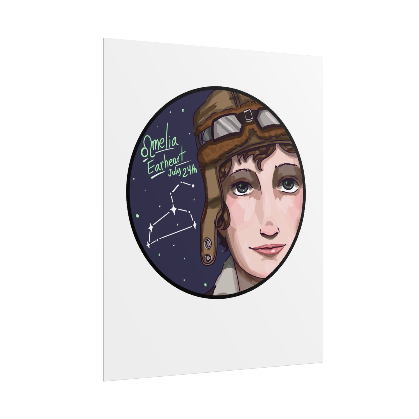 Amelia Earhart Poster β Leo Edition βπ