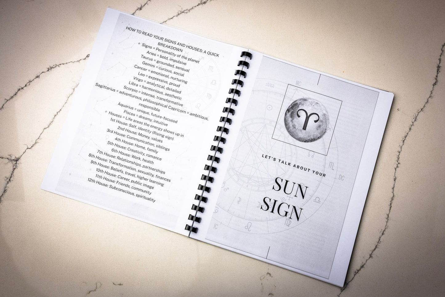 Personalized Birth Chart Reading with all your Signs and Houses