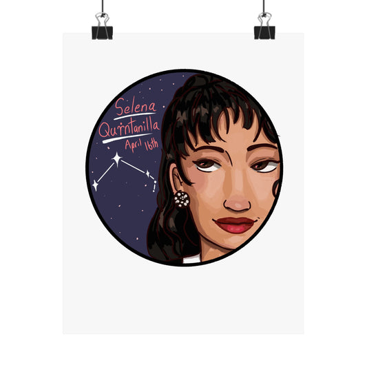 Selena Quintanilla Poster – Aries Edition ♈🔥