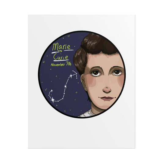 Marie Curie Poster – Scorpio Edition ♏🦂